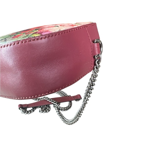 Gucci Floral Print Women's Bag - Pink and Brown - Picture 4 of 9